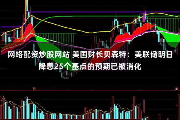 网络配资炒股网站 美国财长贝森特：美联储明日降息25个基点的预期已被消化