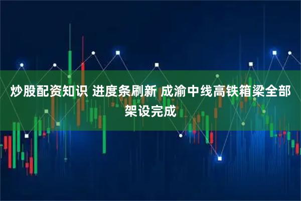 炒股配资知识 进度条刷新 成渝中线高铁箱梁全部架设完成