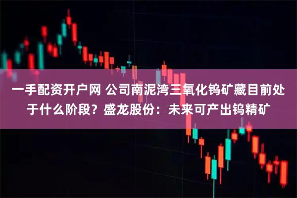 一手配资开户网 公司南泥湾三氧化钨矿藏目前处于什么阶段？盛龙股份：未来可产出钨精矿